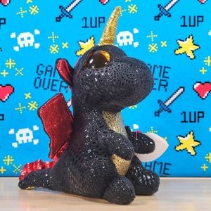 TY Beanie Boos Grindal the Dragon 6" UltraSoft Halloween Collectible Plush NWT